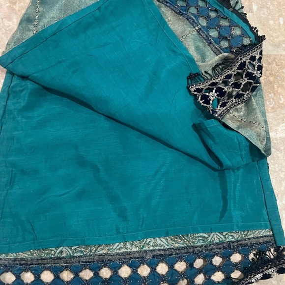 New 3 piece Pakistani maria b wedding party dress xl - Picture 10 of 12